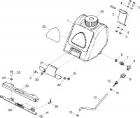 Altrad Belle PCX 20/45 & 20/50 Compactor Plate Spare Parts - Water Bottle Kit